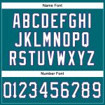 Custom Personalized Football Jersey - Teal White Purple Mesh, Team Name & Number Personalized Teal White-Purple Mesh Authentic