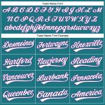 Custom Team Name & Number Golf Polo Shirt - Personalized Teal White-Purple Performance Vapor Personalized Teal White-Purple
