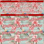 Custom Name and Number Tropical Hawaii Flower Shirt with Teal White-Red 3D Pattern Performance T-Shirt Personalized Teal