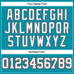 Personalized Teal Red White Basketball Jersey - Authentic Throwback Style Personalized Teal White-Red Authentic Throwback