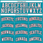 Personalized Teal Red White Basketball Jersey - Authentic Throwback Style Personalized Teal White-Red Authentic Throwback