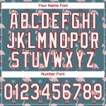 Custom Name and Number 3D Christmas Baseball Jersey - Teal White Red Authentic Team Gear Personalized Teal White-Red Christmas