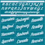 Personalized Teal and White Basketball Jersey for Custom Teams, Round Neck Design Personalized Teal White Round Neck Basketball