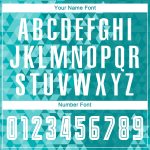 Custom Soccer Jersey Personalized Teal and White Uniform with Name and Number - Team Sublimation Design Personalized Teal