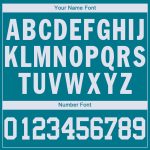 Personalized Teal White Basketball Jersey - Custom V-Neck Design for Sports and Team Wear Personalized Teal White V-Neck