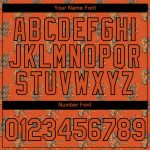 Custom Texas Tigers 3D Pattern Performance T-Shirt - Orange & Black with Personalized Name & Number Personalized Texas Orange