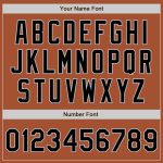 Custom Name and Number Texas Orange Black Gray Bomber Varsity Letterman Jacket - Personalized Two Tone Full-Snap Personalized
