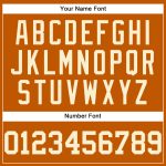 Custom Name and Number Personalized Texas Orange Cream Baseball Jersey - Authentic Team Apparel Personalized Texas Orange