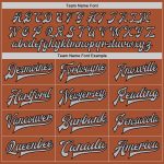 Custom Texas Orange Gray-Black Bomber Varsity Letterman Jacket with Name and Number - Personalized Two Tone Design Personalized