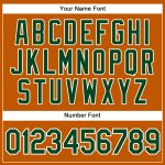 Custom Texas Orange Green-White Baseball Jersey with Personalized Name & Number - Authentic Team Gear Personalized Texas