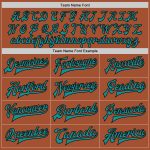 Customizable Texas Varsity Jacket with Orange Teal-Black Bomber Design & Personalized Name/Number - Full-Snap Letterman Jacket