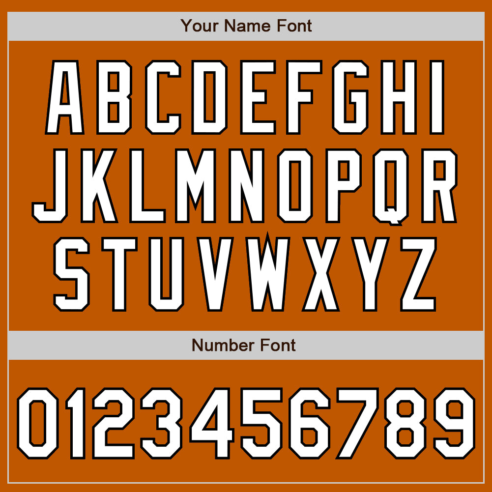 Personalized Texas Orange White-Black Authentic Fade Fashion Baseball Jersey Team Custom Name and Number Personalized Texas Baseball Jersey - Custom Name & Number, Orange White-Black Authentic Fade Design Personalized Texas Orange - Image 4