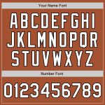 Custom Texas Orange White-Black Bomber Varsity Jacket with Name and Number - Personalized Letterman Jacket Personalized Texas