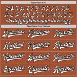 Custom Name Number Varsity Letterman Jacket Texas Orange White Black Bomber Full-Snap Two Tone Team Apparel Personalized