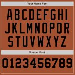 Custom Name and Number Personalized Texas Orange White-Black Pinstripe Baseball Jersey Authentic Fashion Team Apparel Personalized