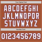 Personalized Texas Bomber Varsity Letterman Jacket with Custom Name and Number - Orange White Purple Two Tone Personalized