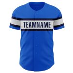 Personalized Navy-White Thunder Blue Authentic Baseball Jersey for Men and Women Personalized Thunder Blue Navy-White Authentic