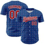 Custom American Flag Baseball Jersey - Personalized Thunder Blue Red-White 3D Design with Name and Number Personalized Thunder
