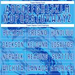 Custom Blue Sky Abstract Soccer Jersey - Personalized Fluid Design with Name and Number - Team Uniform Personalized Thunder