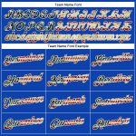 Custom Name and Number Vintage Blue USA Flag Team Performance T-Shirt, Personalized City Cream Design Personalized Thunder