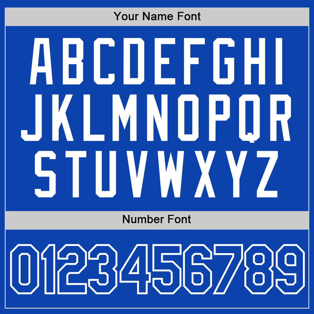Personalized Thunder Blue White Authentic Baseball Jersey Team Custom Name and Number Custom Name Number Baseball Jersey Thunder Blue White Authentic Team Personalized Thunder Blue White Authentic Baseball Jersey - Image 5