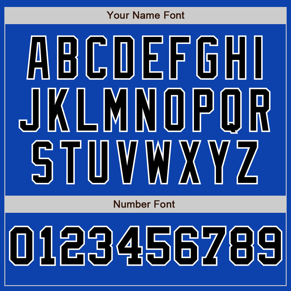 Personalized Thunder Blue White-Black Pinstripe Authentic Split Fashion Baseball Jersey Team Custom Name and Number Custom Name and Number Personalized Thunder Blue White Black Pinstripe Baseball Jersey - Authentic Split Fashion Personalized - Image 5