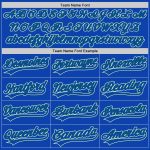 Custom Name Number Baseball Jersey Thunder Blue White Kelly Green Authentic Personalized Thunder Blue White-Kelly Green Authentic