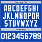 Custom Name Number Authentic Baseball Jersey Thunder Blue White Light Blue Personalized Thunder Blue White-Light Blue Authentic