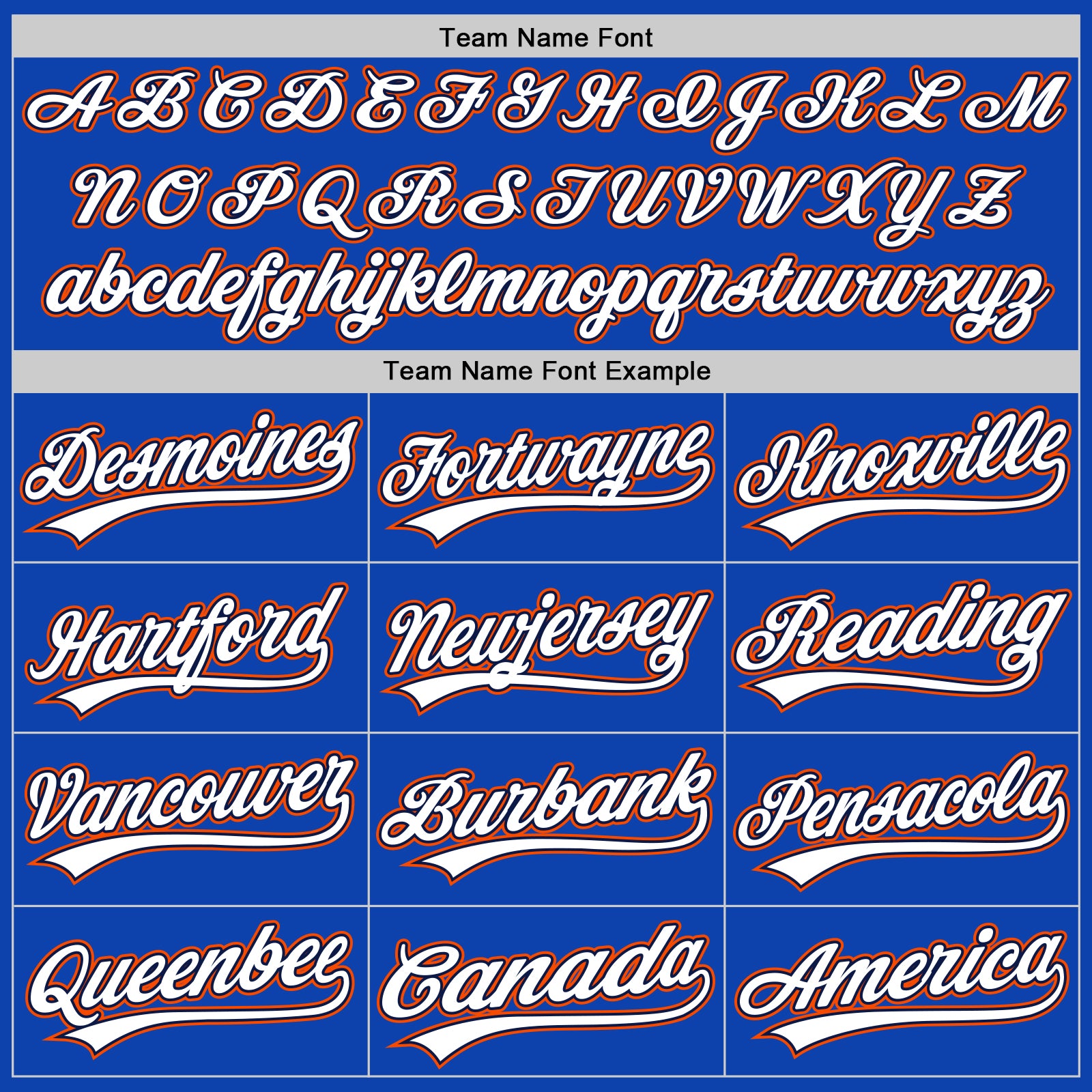 Personalized Thunder Blue White Navy-Orange Authentic Baseball Jersey Team Custom Name and Number Thunder Blue White Navy-Orange Custom Baseball Jersey with Personalized Name and Number - Authentic Team Gear Personalized - Image 4