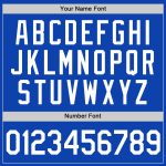 Custom Name and Number Personalized Thunder Blue White-Red Baseball Jersey - Authentic Team Apparel Personalized Thunder