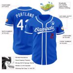 Custom Name and Number Personalized Thunder Blue White-Red Baseball Jersey - Authentic Team Apparel Personalized Thunder