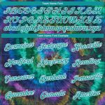 Custom Team Name Number 3D Performance T-Shirt - Personalized Aqua-White Tie Dye Design Personalized Tie Dye Aqua-White 3D