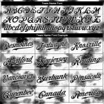 Custom Name Number Black-White Tie Dye 3D Steel Authentic Baseball Jersey - Personalized Team Apparel Personalized Tie Dye