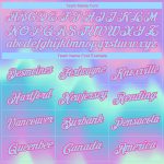 Custom Name Number Tie Dye T-Shirt Light Blue Pink 3D Performance for Team Events Personalized Tie Dye Light Blue-Pink 3D