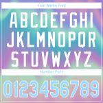 Custom Name and Number Personalized 3D Authentic Baseball Jersey in Light Blue-White Tie Dye Personalized Tie Dye Light Blue-White