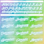 Personalized Light Blue-White 3D Rainbow Tie Dye Baseball Jersey Authentic Personalized Tie Dye Light Blue-White 3D Rainbow
