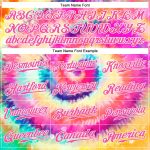 Custom Name and Number Tie Dye Baseball Jersey Light Blue-White 3D Rainbow Design Personalized Tie Dye Light Blue-White 3D