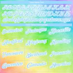 Custom Name and Number Personalized 3D Rainbow Performance Golf Polo Shirt - Light Blue-White Tie Dye Personalized Tie Dye