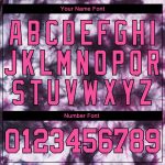 Custom Name and Number Tie Dye Pink-Black 3D Baseball Jersey - Personalized Authentic Team Jersey Personalized Tie Dye Pink-Black
