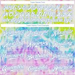 Custom Name Number 3D Rainbow Tie-Dye Baseball Jersey Pink Light Blue Authentic Team Apparel Personalized Tie Dye Pink-Light