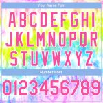Custom Name and Number Tie Dye Basketball Jersey - Pink White 3D Authentic Design Personalized Tie Dye Pink-White 3D Authentic
