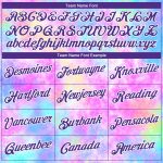 Personalized 3D Tie Dye Purple-White Basketball Jersey Custom Name & Number - Authentic Team Apparel Personalized Tie Dye