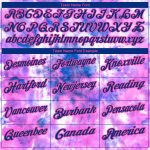 Custom Team Name Number Tie Dye Golf Polo Shirt Royal-Pink 3D Performance - Personalized Apparel Personalized Tie Dye Royal-Pink