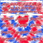 Personalized 3D American Flag Baseball Jersey in Royal Red | Authentic Tie Dye Design Personalized Tie Dye Royal-Red 3D American