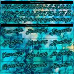 Custom Name Number Personalized Tie Dye Teal Black 3D Golf Polo Shirt Performance Team Apparel Personalized Tie Dye Teal-Black