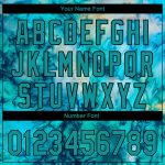 Custom Name Number Personalized Tie Dye Teal Black 3D Golf Polo Shirt Performance Team Apparel Personalized Tie Dye Teal-Black