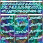 Custom Name Number 3D Performance Golf Polo Shirt - Personalized Tie Dye Teal-White Design Personalized Tie Dye Teal-White