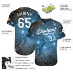 Custom Name and Number Personalized Tie Dye Baseball Jersey White-Black 3D Authentic Team Apparel Personalized Tie Dye White-Black