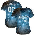 Custom Name and Number Personalized Tie Dye Baseball Jersey White-Black 3D Authentic Team Apparel Personalized Tie Dye White-Black