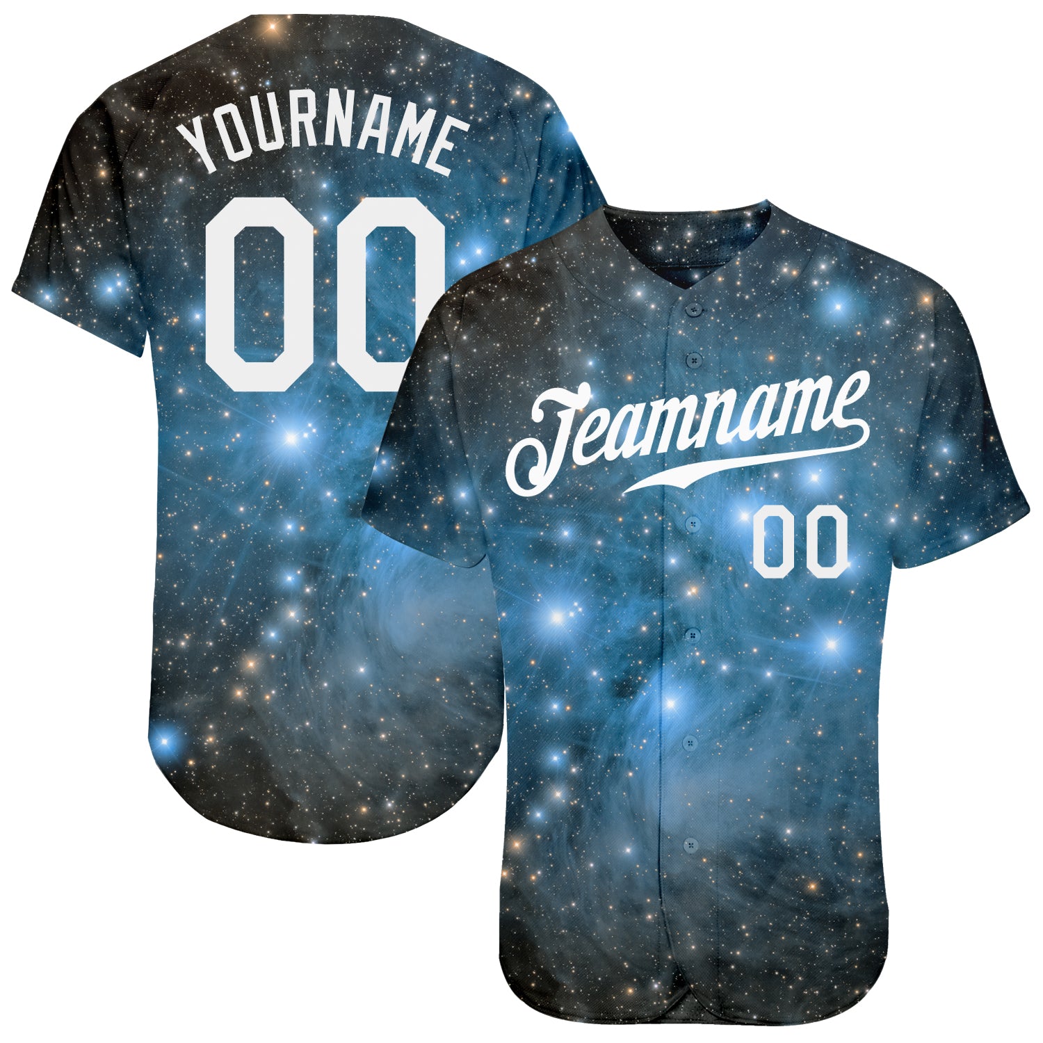 Custom Name and Number Personalized Tie Dye Baseball Jersey White-Black 3D Authentic Team Apparel Personalized Tie Dye White-Black